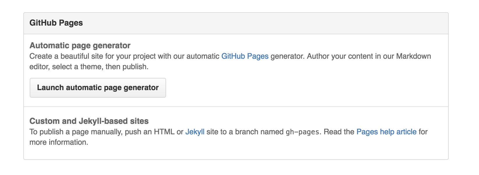 automatic page generator